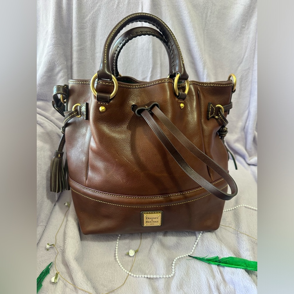 Dooney & Burke Chestnut Buckley Shoulder Bag Limited Edition